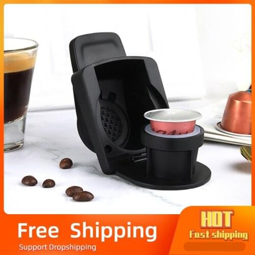 Capsule Adapter for Nespresso Reusable Coffee Machine Accessories Capsules Convert Compatible with Dolce Gusto