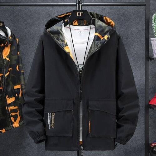 Male Casual Baseball Bomber Jacket Mens Overcoat Plus size Zip Up Men Jacket Spring Autumn Brand Windbreaker Slim Fit Coats