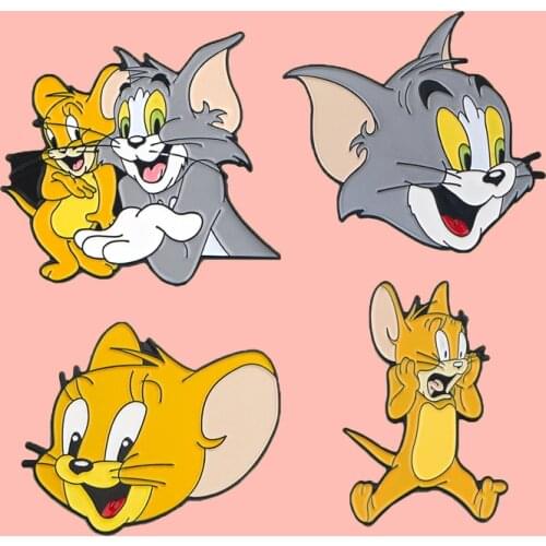 Classic Cartoon Anime Enamel Brooch Pins Badge Lapel Pins Alloy Metal Fashion Jewelry Accessories Gifts