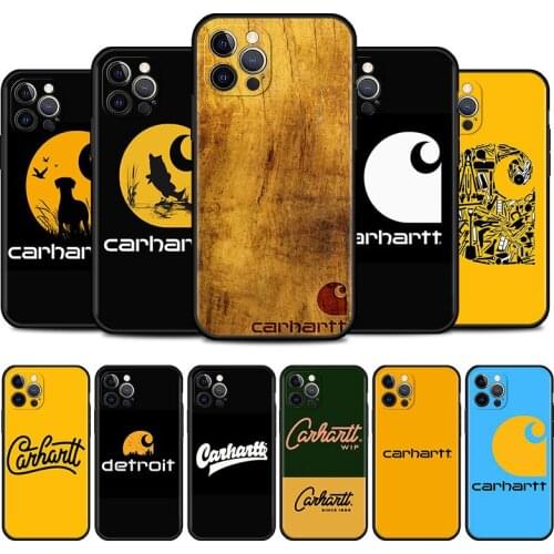 Famous brand carhartts Cell Phone Case for iPhone 11 Pro 12 Mini XR X 7 8 6 6S Plus XS Max 5 5S SE 2020 Mobile Phones Cover