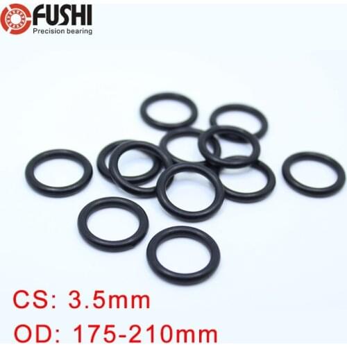 CS3.5mm NBR ORing OD 175/180/185/190/195/200/205/210* 3.5mm 20PCS O-Ring Nitrile Gasket seal Thickness 3.5mm ORing