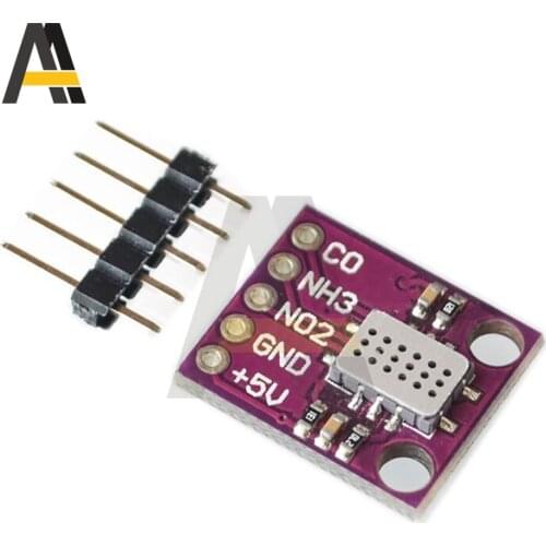 Gas Sensor Nitrogen Oxides Detection Sensor Module MICS-6814 CO VOC NH3 Air Quality Detecting I2C Output MICS-6814