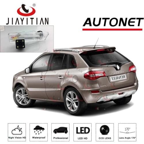 JiaYiTian Rear View Camera For Renault koleos I 2008~2016 CCD/Night Vision backup camera Reverse Camera License Plate camera