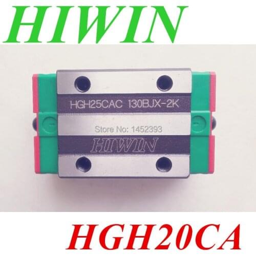 Free shipping HGH20CA 100% New Original HIWIN linear guide blocks HIWIN linear Rails HGR20