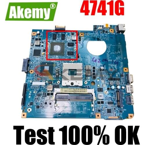Akemy 48.4GY02.031 Motherboard for ACER 4741G MS2203 MS2206 Laptop Motherboard PGA989 HM55 DDR3 100% Test Work
