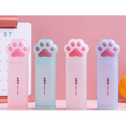 MINKYS New Arrival Kawaii Cat Claw Pencil Box Pen Holder Pens Case Gift School Stationery