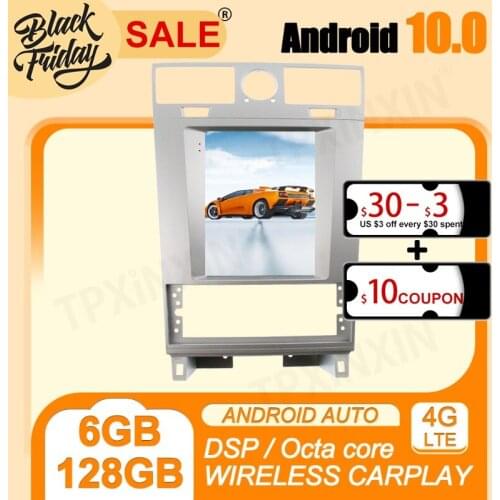 6+128G Android 11 For Lincoln Navigator 2005-2009 Carplay GPS Navi Multimedia Player Stereo Auto Radio Tape Recorder Head Unit