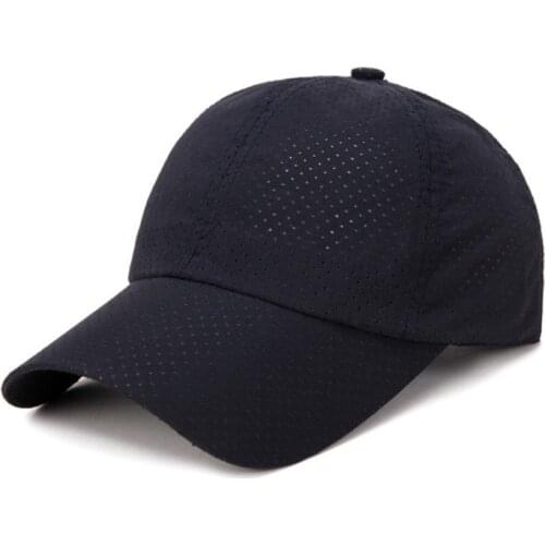 2020 Newest Ultra-slim quick-drying fabric Summer Cap Women Man Unisex Quick Dry Mesh Cap Bone Breathable Running Hat New