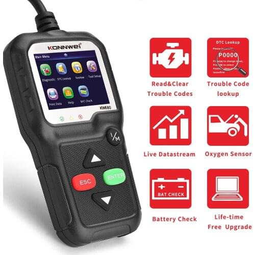 NEW KW680 OBD2 Code Reader car engine fault code detector scanner Full OBD2 Function OBD 2 Auto Scanner OBD2 Car Diagnostic Tool