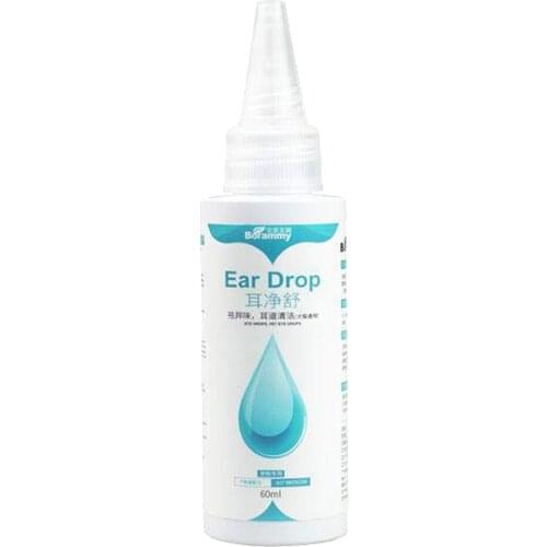 Dog Ear Cleaner Natural Pet Ear Drops Odor Wash Pet Ear Wax Remove
