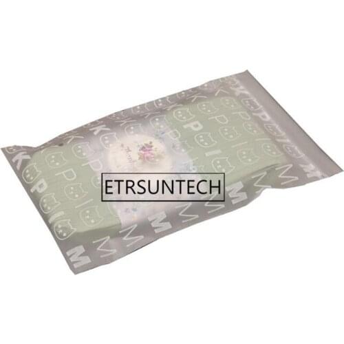 500pcs Plastic Zipper Cartoon Storage Bag for Cosmetic/Underwear Frosted Clothing Towel Packaging Bag Storage Pouch