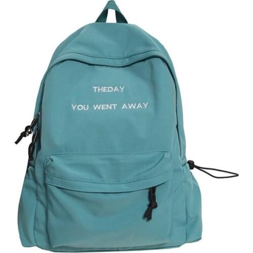 Large Capacity Travel Backpack Multi-pocket Nylon Smooth Zipper School Student Forest Department Campus Backpack for Daily Use