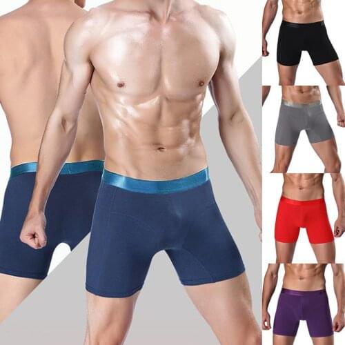 Sport Breathable Mens Boxers Comfortable Panties Male Soft Slip Underpants Man Quick Dry Solid Shorts Hombre Шорты Мужские