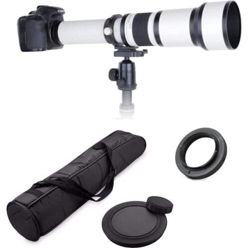 JINTU 650-1300mm f/8 Super Telephoto Lens for Nikon D80 D90 D3200 D3300 D3400 D3500 D5100 D5200 D5500 D5600 D7100 D7500 D500