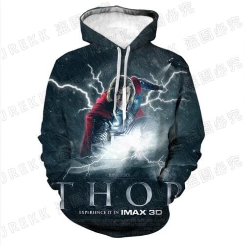 3D Print Sweatshirts Men Women Children Casual Thor Hoodies Pullover Long Sleeve Boy Girl Kids Streetwear Jacke Clothing