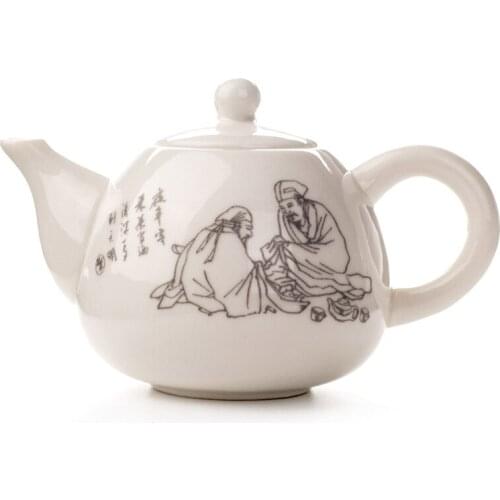Traditional Chinese Ceramic Teaset Handmade Teapots Home Decor Kung Fu Travel Tea Pot Drop Shipping