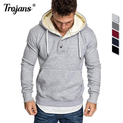 TROJANS Men's Kangaroo Hoodies