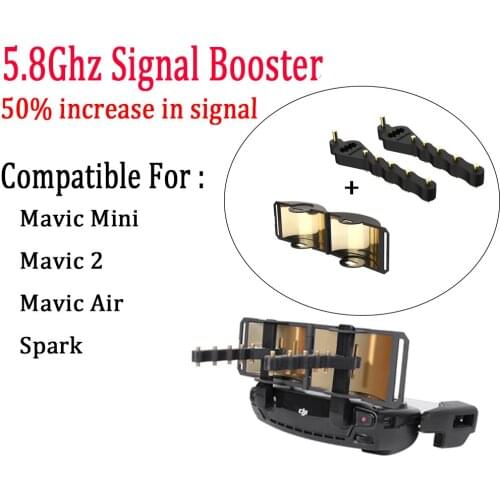 50% Increase for Mavic Mini Remote Control Signal Booster Amplifier Antenna Range Extender for DJI Mavic 2/Air/Spark Accessories