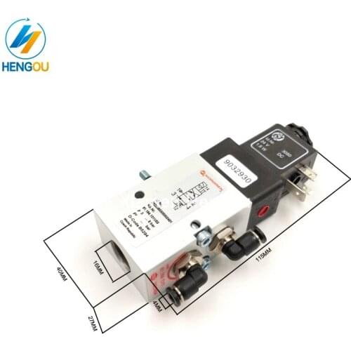 High Quality 61.184.1311 Heidelberg 4/2-way Valve for SM52 SM74 SM102 Machine Valve Rubber Head 4mm