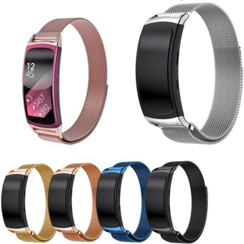 XHQ 2020 new Suitable for Samsung gear fit 2 Bracelet Milan strap milanis loop magnetic stainless steel strap for samsung fit 2