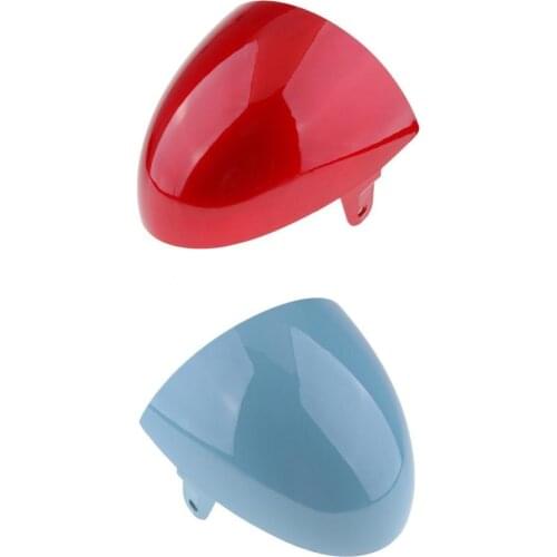 MagiDeal 2 Pcs Motorcycle ABS Rear Seat Cowl Cover for Cafe Racer Blue+Red