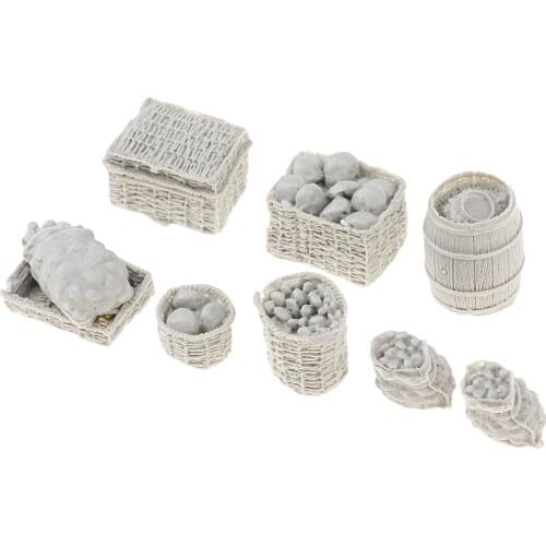 1/35 Scale Soldier Food Supplies Models for Sand Table Military Scene Build
