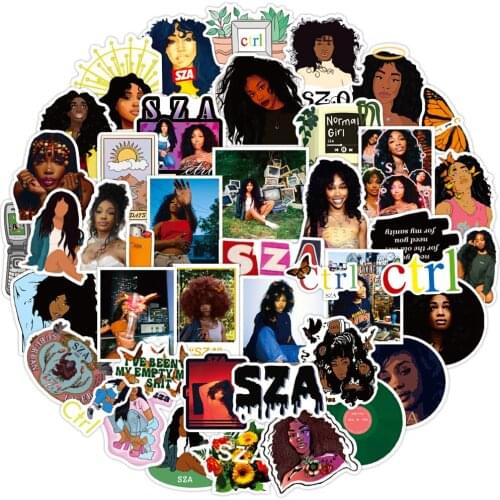10/30/50PCS Singer SZA Graffiti Stickers Classic Toy Fridge Luggage Waterproof Skateboard Guitar DIY Cool Decals Kids Sticker