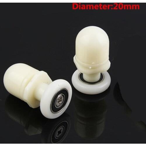2 pcs Shower door rollers runners wheels pulleys Diameter of the wheel shower room pulley
