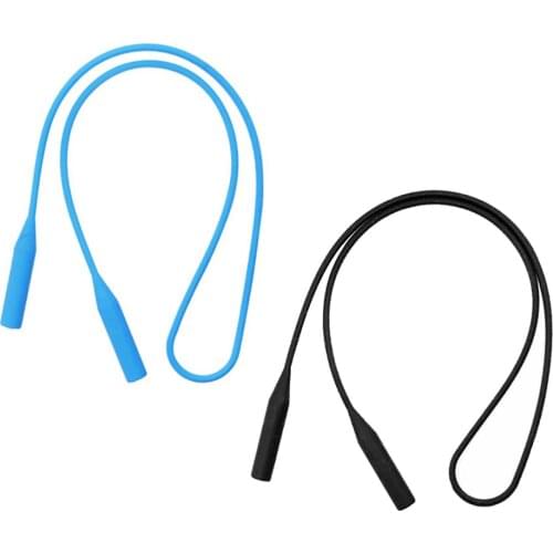 Pack of 2 Silicone Elastic Eyeglasses Strap Rope Cord Glasses Chain Sports Band String Landyard Retainer Holder