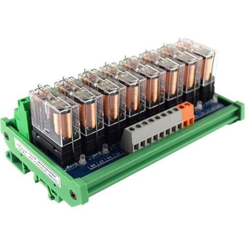 8-way relay module G2R-2 PLC amplifier board relay board relay module 24V12v compatible NPN/PNP