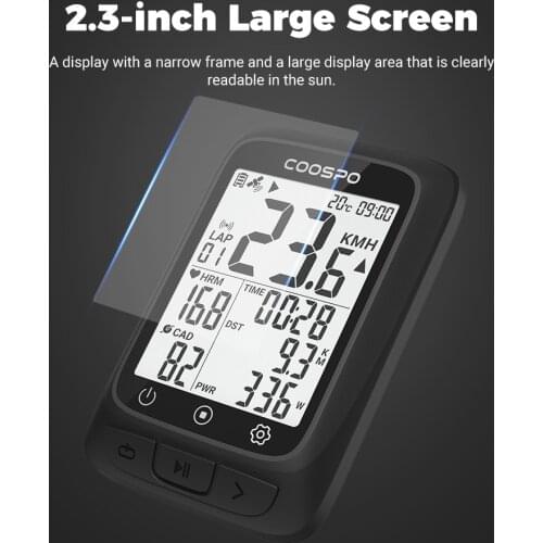 Coospo Smart Wireless Bike GPS BC107 Computer Bicycle Odometer MTB Road Cycle Bluetooh ANT+ Waterproof Speedometer