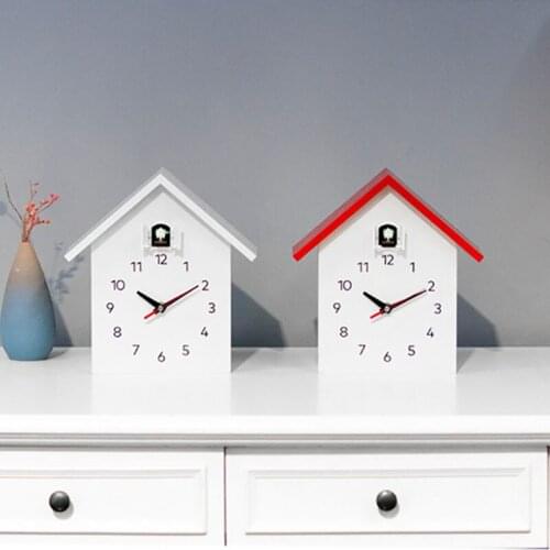 Cuckoo Quartz Wall Clock Modern Bird Hanging Watch Decoration Alarm Clocks Home Living Room