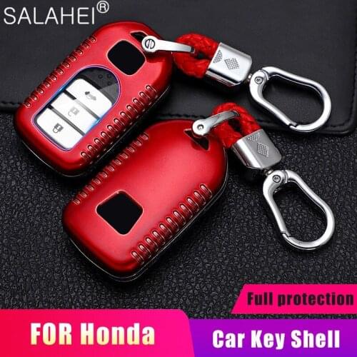 ABS Car Key Case Cover For Honda Hrv Civic 2017 Accord 2003-2007 Cr- v Freed Pilot Civic CR- V HR-V Jade Crider Odyssey Styling