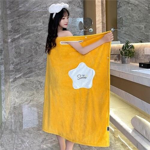 Home Towel Women Robes Bath Wearable Towel Dress Womens Lady Fast Drying Beach Spa Magical Nightwear Sleeping