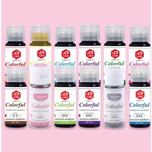 Food Coloring 16 Colors Set Based Flavorless Edible Foods Coloring Dye Vibrant 652A