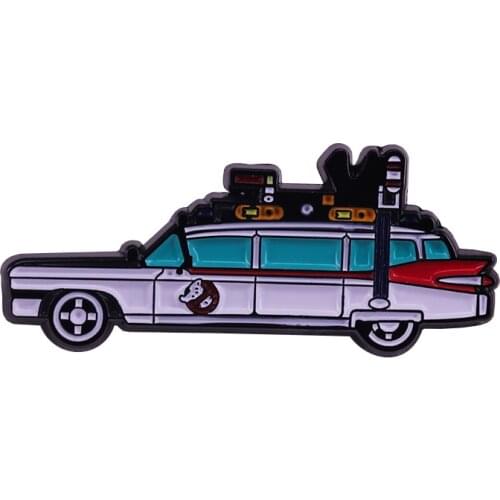 Ghostbusters ambulance enamel pin American fantasy comedy film brooch