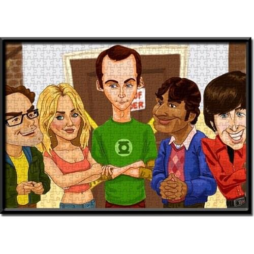 The Big Bang Theory puzzle TBBT TV Movie jigsaw puzzle 1000 pieces adult relief Creative toy educational toys wooden toys custom