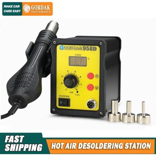GORDAK 958D hot air station BGA PCB SMT rework anti-static hot air gun soldering station