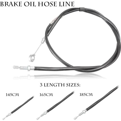 57.1"/ 65" /72.83" Clutch Cable Wire for Harley Davidson Sportster XL883 XL1200 Motorcycle Spare Parts Black 185cm 165cm 145cm