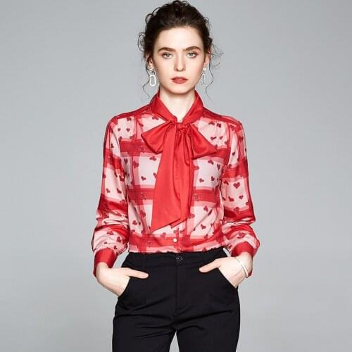 Konozine Blouses With Tie