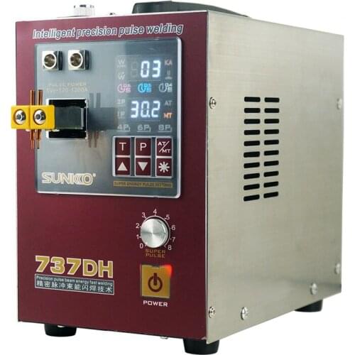 SUNKKO 737DH Battery Spot Welding Machine 18650 Lithium Battery High Power Small Welding Machine