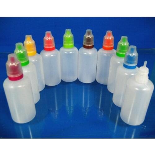 Plastic plastic 50ml bottle 1000pcs/lot childproof &tamper evident cap seal bottle