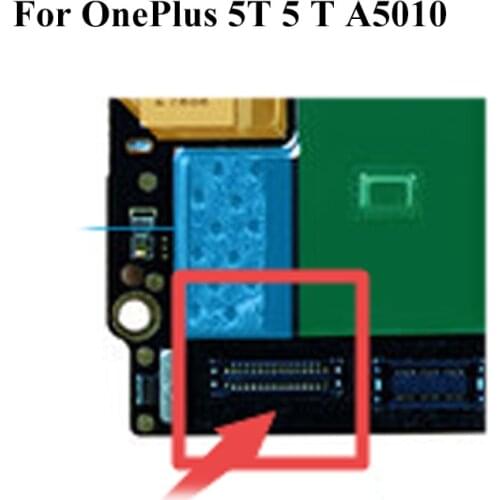 2PCS Dock Connector Micro USB Charging Port FPC connector For oneplus 5T 5 T logic on the flex cable For oneplus5T