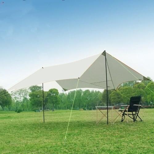 Thickening Anti-Tear-Proof Durable Silver Coated Oxford Cloth Canopy Awning Rainproof Pergola Outdoor Camping Casual Tent