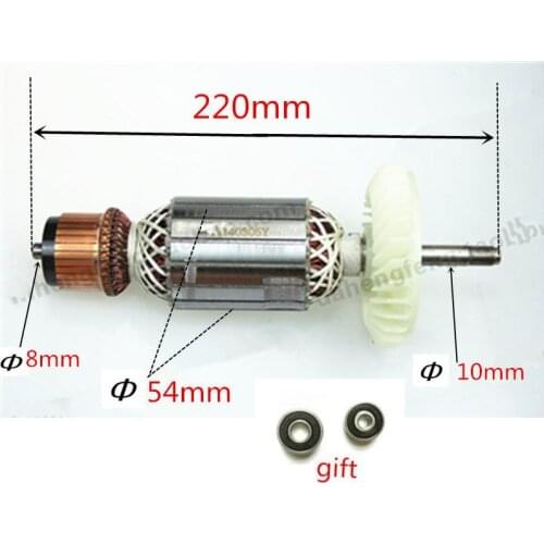 Rotor Armature Replace for Bosch GWS24-230B GWS24-180 GWS24-230H GWS24-230JB GWS24-230JV GWS24-230JBV GWS26-180B GWS26-180BV