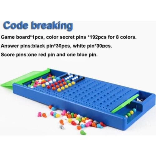 Family Funny Puzzle Game Code Breaking Toy Educational Intelligence Game Mastermind Intellectual Development mastermind Game Toy