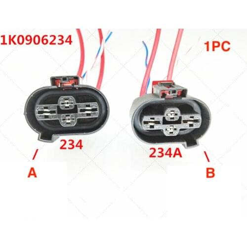 1pc for Volkswagen Sagitar Magotan Lavida Audi Golf electronic fan plug 1K0906234 connector