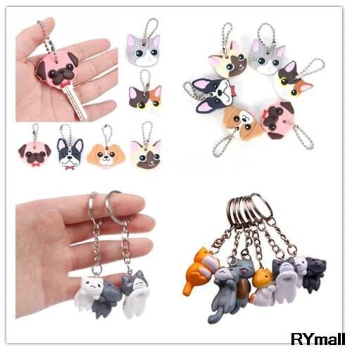 1pcs Silicone Cartoon Protective Key Case Cover For Key Control Dust Cover Holder Organizer Home Accessories Supplies