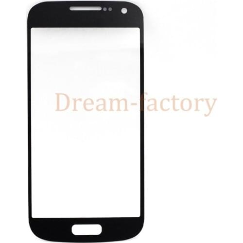 100pcs DHL Front Outer Touch Screen Glass Lens for Samsung Galaxy S4 mini /S5 mini Black White