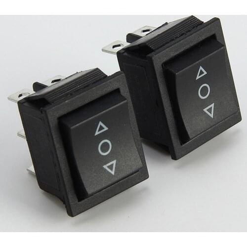 2Pcs/Set Durable ON/OFF Position 6 Pins DPDT Boat Rocker Switch Accessory